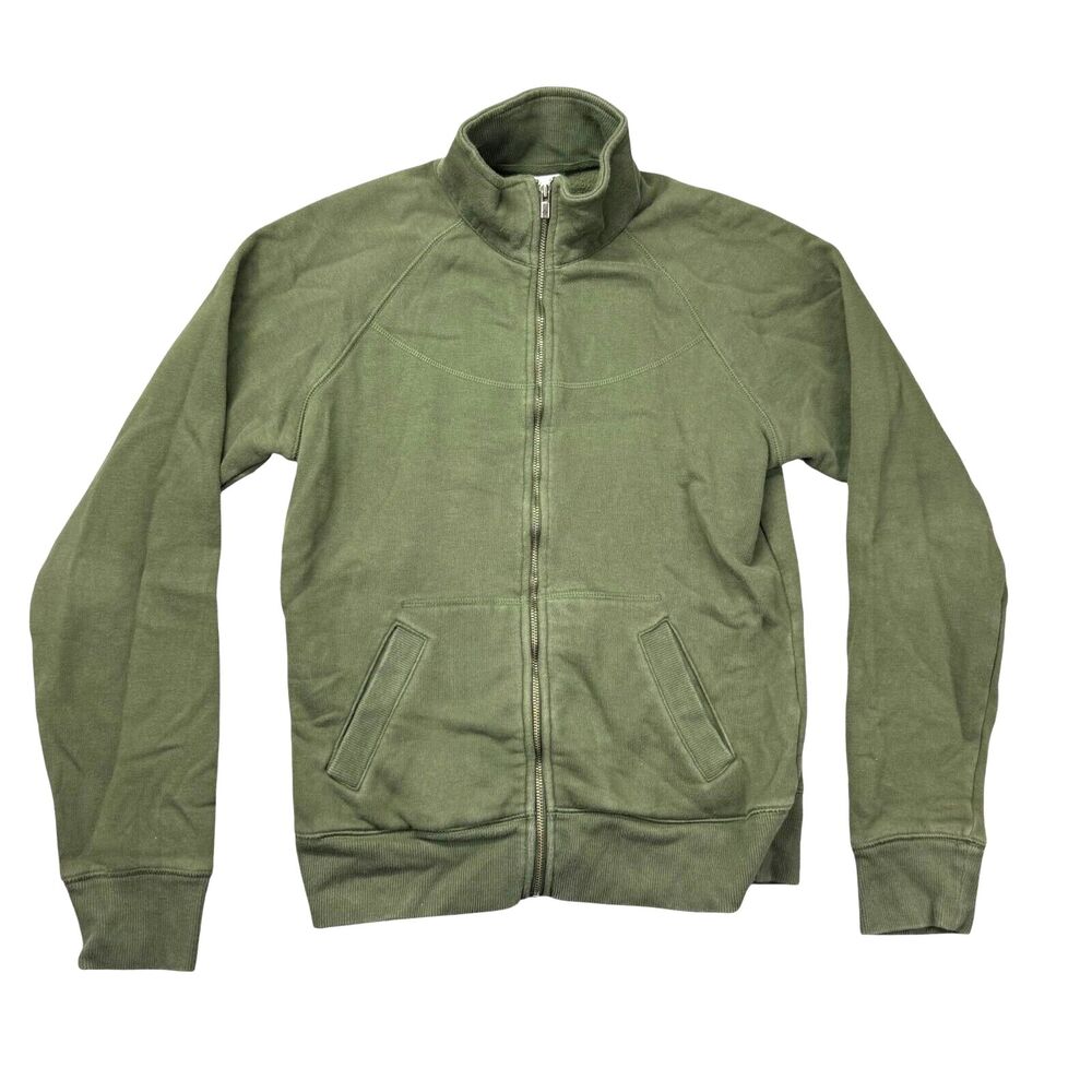 Columbia Jacket Men's Medium Green Full Zip Long Sleeve Pockets Hiking Outdoor